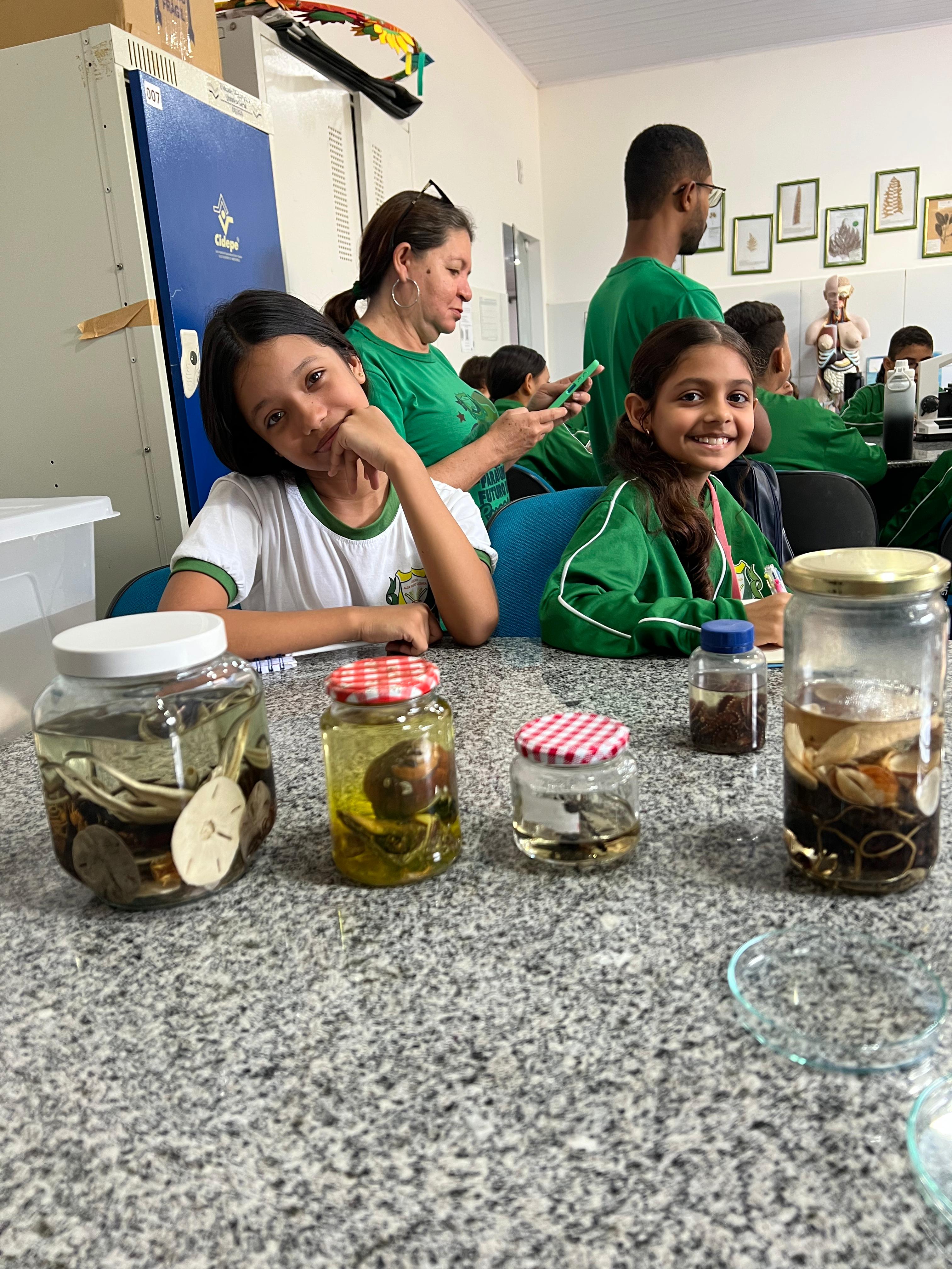 Atividade prática no laboratório